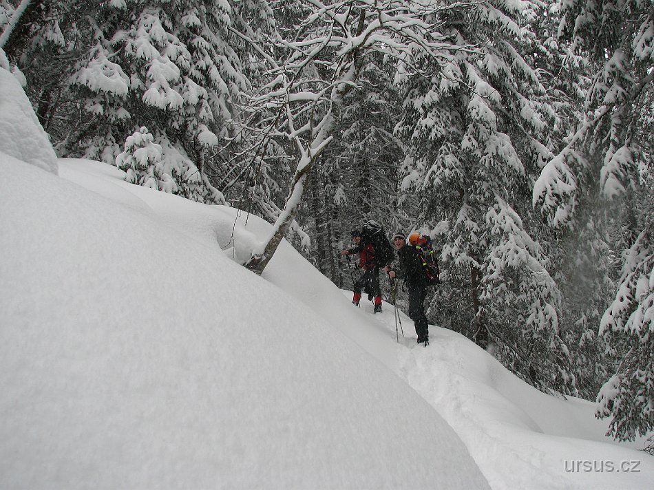 tatry 018.jpg - Konečně jsme "vypadli z civilizace" a obklopila nás pravá zimní krajina, která je u nás doma stále vzácnější.